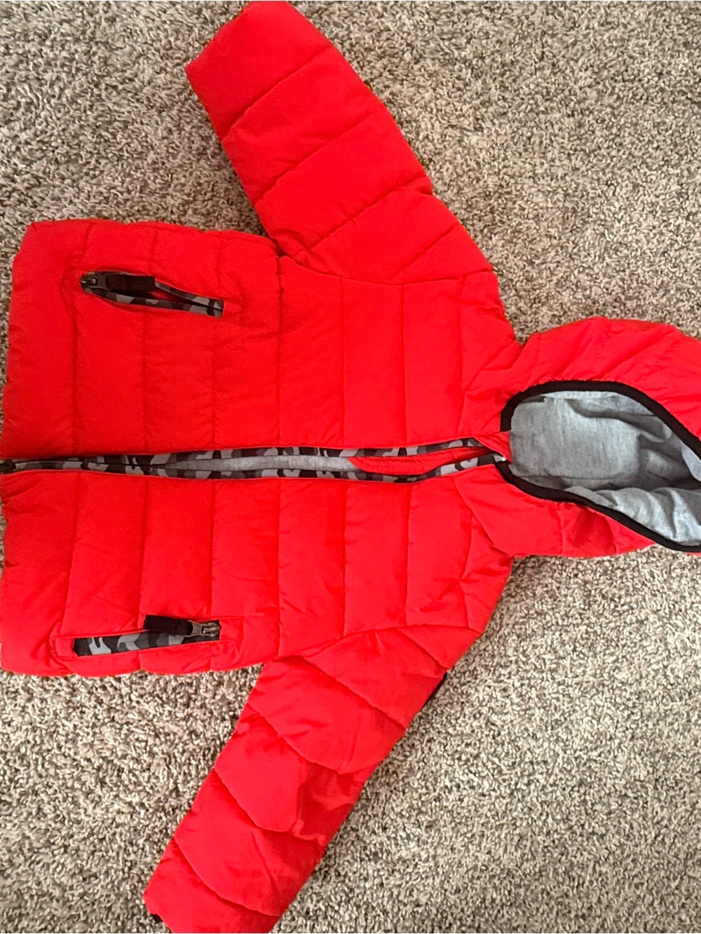 Gerry Weber Kids Red Hooded Puffer Jacket